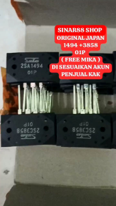 TR FINAL SANKEN 2SA1494 2SC3858 TRANSISTOR 1494 3858 ORIGINAL ASLI 2SA 1494 2SC 3858