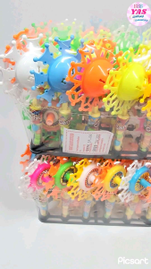 30pcs SPINNING TOPS TOY TRAY WITH CANDY/ loot bag fillers / paninda / giveaways / party favors.