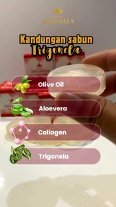 READY SABUN TRIGONELA 1 PCS /SABUN WAJAH/SABUN GLOWING