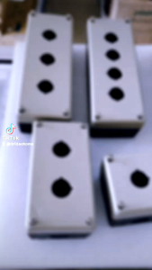 Hokomo Hole Box Push Button Switch Control Station BOx 1Hole Box 2 Hole Box 3 Hole Box 4 Hole Box 5 Hole 6 Hole Box Diameter 22mm