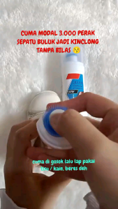 Krim Pembersih Sepatu Putih - Cairan Pembersih Sepatu Putih Ajaib
