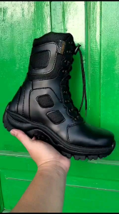 Sepatu pdl tni polri terbaru sepatu pdl satpam sepatu pdl security sepatu boots pdl tinggi 8 inc terbaru