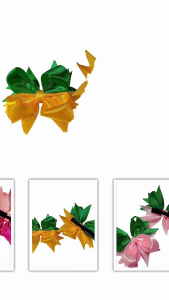 Hair Clips 2pcs Kids Two Tone Bows Hair Accessories for Girls 1pair