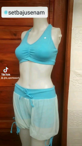 setelan celana senam mix tile