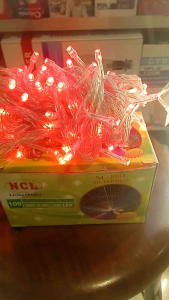 Lampu Natal TUMBLR, Dekorasi Lampu Natal, Lampu LED Warna Merah