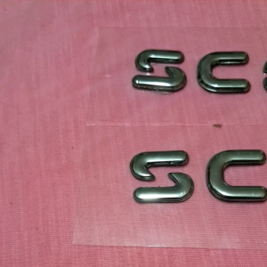 (silver crome) emblem logo Honda scoopy 2024-2025 original