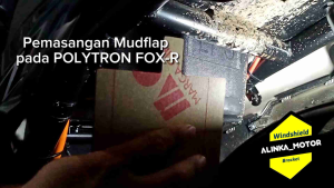 Mudflap POLYTRON FOX R penahan lumpur Baterai