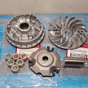 Rumah Roller Assy K35 & Kipas Roller Honda Vario 125 Led