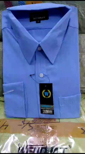 Wendya.T Kemeja Formal Reguler Warna  Biru langit✓Kemeja Pria Polos Lengan Panjang