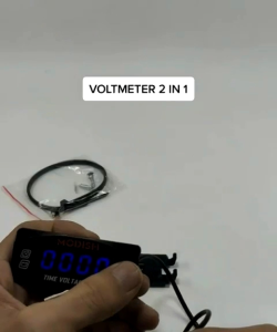 Jam digitar Voltmeter Universal buat Motor dan Mobil