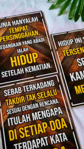 quotes bingkai / walldecor motivasi ukuran 15x20 / hiasan dinding kafe / hiasan dinding kamar