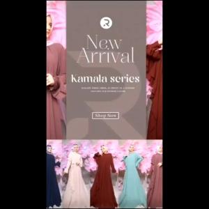 (9) ELDENA KAMALA  Baju Dress Gamis wanita Kamala Series by Rhyn Syari. Nazra Sha