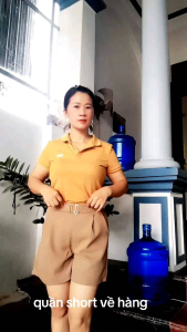 Quần shorh thời trang nữ cạp cao quần đùi mùa hè  phong cách Hàn Quốc