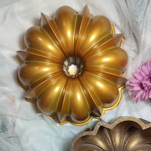 Bundt Cake Pan Nordicc Inspired Non-Stick Fluted Tube Cake Baking Tin Bakeware Mold 24cm 9inch Dia Deep Bundt Molds NORDIC CAKE BUNDT MOLD Bread Pan Dessert Mould Pudding Pan Cake Mould Kugelhopf Baking Pan