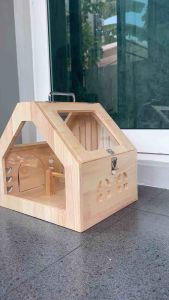 LP105 บ้านสัตว์เลี้ยง กรงนก พกพา คอนนก สไตล์มินิมอล สัตว์เลี้ยงขนาดเล็ก ชินชิลล่า กระรอก ชูการ์ นกแก้ว ฟอพัส ซันคอนัวร์