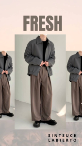 Sintsux - jaket boxy katun pria anti air dan keren