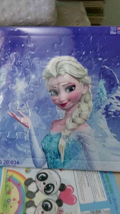 ELSA - 20 MẢNH / BỘ TRANH XẾP HÌNH PHÁT TRIỂN TRÍ THÔNG MINH CHO TRẺ