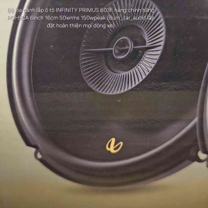 Bộ loa cánh lắp ô tô INFINITY PRIMUS 603F hàng chính hãng PGI-BCA 6inch 16cm 50wrms 150wpeak (Bum_car_audio lắp đặt hoàn thiện mọi dòng xe)