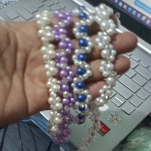 Mutiara Rangkai Per 25 Cm: Payet & Custom