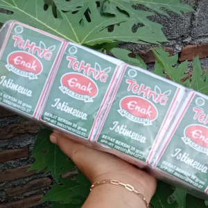 Teh Solo Cap Enak 40gram Harga 1 pack - isi 10pcs Free 1Gelas Cangkir