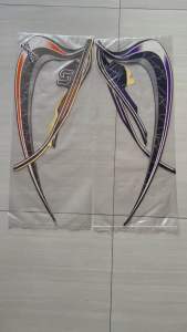 Stiker Striping Motor Scoopy Fashion 2024 & 2025 Coklat DOF