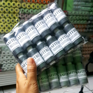 Benang Jahit Safitri WARNA 12 PCS/BENANG JAHIT MURAH/BENANG JAHIT KOMPLIT 40/2 500 YARD