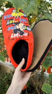 😍รองเท้าสลิปเปอร์มิกกี้เมาส์💕รุ่นพิเศษ ขนาดฟรีไซด์ถึงเบอร์ 40🐯พื้นหนานุ่มใส่สบาย เกรดA♥️