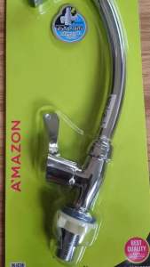 ก๊อกซิงค์ยืนเซรามิควาล์ว Q-13 AMAZON ก็อกด้ามปัดเปิดปิดง่าย คุณภาพสูง ทนทานต่อการใช้งาน