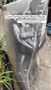 Cover Transparan Sarung Sepeda Motor Bahan Plastik