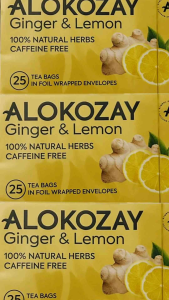 Alokozay Herbal Tea Bags - Caffeine-Free 25 Foil-Wrapped Envelopes 100% Natural