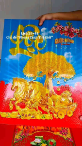 Lịch Tết. Lịch 2026 Kt 29Cm× 42Cm  bộ Đầy Đủ. lịch treo tường 2026