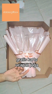 Buket Uang Kosongan 10 Slot FREE Kartu Ucapan Wisuda Ulang Tahun