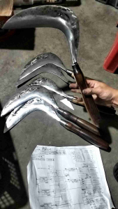 Arit Rumput Dan Padi Super tajam 100% Baja Murni