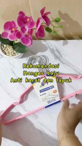 Hanger Baju Gantungan Baju 10 pcs Stainless Jemuran Pakaian Anti Karat Dewasa GSF 4738