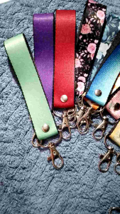 Personalized Wristlet Keychain Lanyard Custom DTF Print