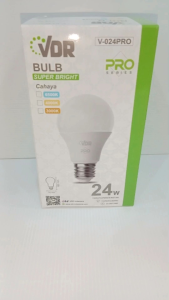 Lampu Bohlam VDR PRO LED 9W-24W CDL Cool Daylight Putih E27 SNI - Hemat Energi | 80%