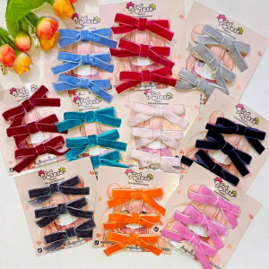 Vrose | Jennie Velvet Bludru - Baby Kids Hair Accessories | Hairclip Headband Hairtie Baby Kids | Pita Rambut