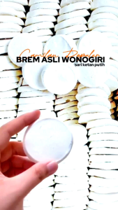 BREM ASLI WONOGIRI ISI 12/24/36/60 - SARI TAPE KETAN PUTIH CAMILAN ASAM MANIS