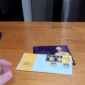 2023 FDC First Day Cover 25 Jubli Preak Sambutan 25 Tahun Pemerintahan Sultan Mizan Zainal Abidin Stamp Collection Collectible