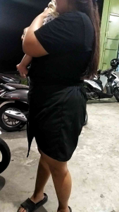 Celana Rok Pendek Wanita All Size Tali Serut