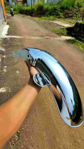 Spakbor belakang Gl100 Slebor belakang GL 100 GL Cepe Crome Import