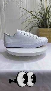 สีขาว สีดำ Goldcity รองเท้าผ้าใบ 37-45 พื้นนุ่ม ผ้าใบนักศึกษา รองเท้านักเรียน ทรงคอนเวิร์ส นักศึกษา พื้นยางแท้