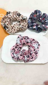 [Tặng cột tóc tròn mỗi set]- Cột tóc Hello Kitty mềm mại hơn 9 mẫu dễ thương thích hợp cột tóc trẻ em và người lớn + tặng 1 cột tròn với mỗi set