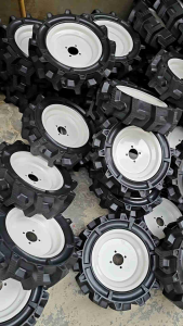 ล้อยางตันลายลูกศร รถตัดหญ้า สูง 36ซม. (14x5.00-9)