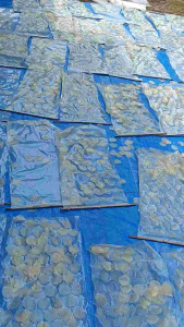 2 KG KERIPIK KACA MENTAH BULAT TIPIS KWALITAS SUPER