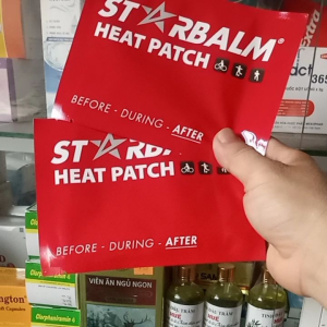 Hộp 4 Miếng Dán Nhiệt nóng STARBALM ( Hà Lan )chuyên sử dụng dán đau nhức mỏi lưng vai gáy cổ rất hiệu quả