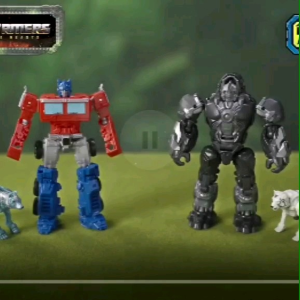 HASBRO Transformers Beast Alliance Optimus Prime and Chainclaw Beast Weaponizer 2-Pack Action Figure