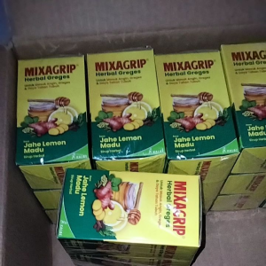 Mixagrip Herbal Greges Free Toples Cantik 1 Pak isi 3Box 1box isi 6 Sachet