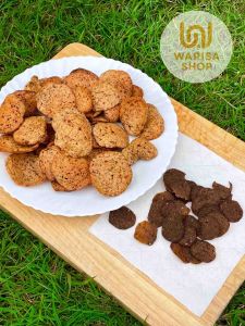 เกรด A  ข้าวเกรียบปลาแผ่นดิบปัตตานี ปลาหลังเขียว สะอาด กรอบ อร่อย ถุง 500 กรัม