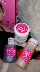 rc glow clinic original💯 45grm + serum rc glow brigthening/kemasan lama (BISA COD) | FREE KAPAS